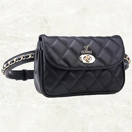 Soft PU Leather Fanny Pack Details