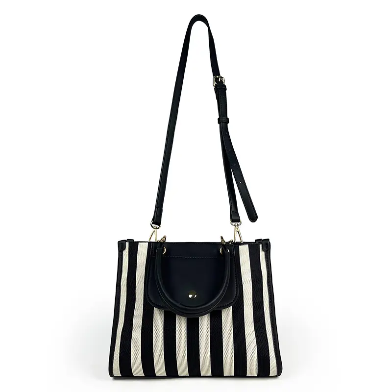 Wholesale Stitched Patchwork Shopping Tote Shoulder Bag Manufacturers, Supplier