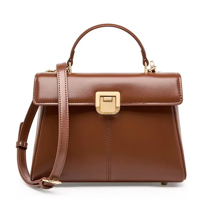 China Women's Genuine Leather Purse Crossbody Bag Handbag Factories, Supplier