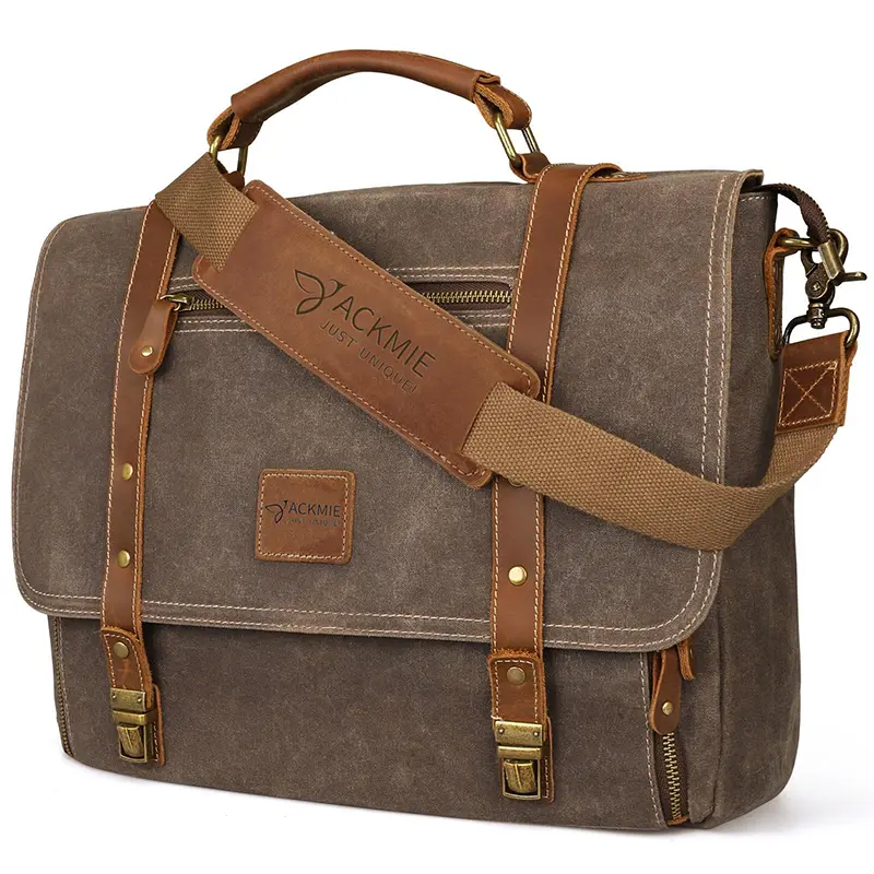 China Vintage Genuine Leather Men's Laptop Messenger Bag Manufacturer, Factory