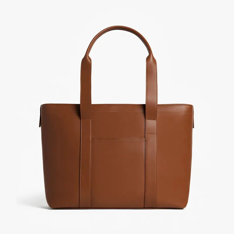 China Leather Laptop Bag Tote Bag Simple Work Bag Manufacturer, Factories