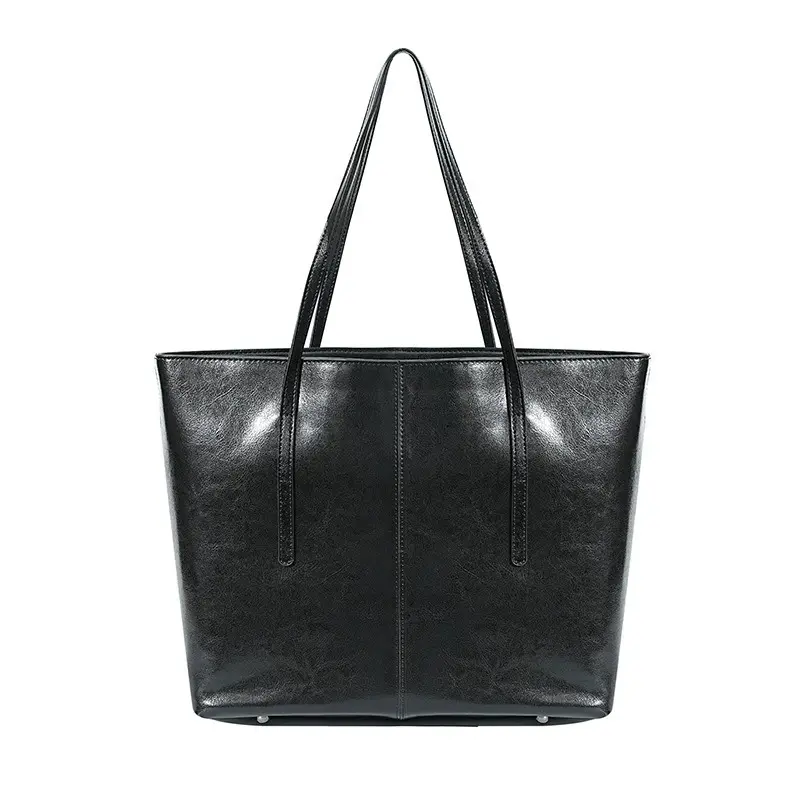 China Women's Real Leather Handbag Vintage Tote Bag Manufacturers, Suppliers