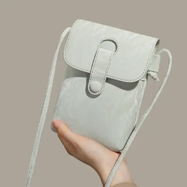 China 2026 New Genuine Leather Phone Bag for Women, Mini Crossbody Bag, Premium Texture Ladies Waist Bag Manufacturers, Factories