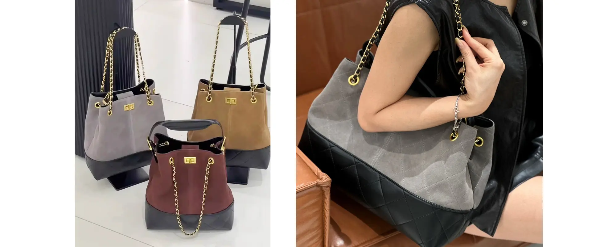 High-quality stitching and metal lock design