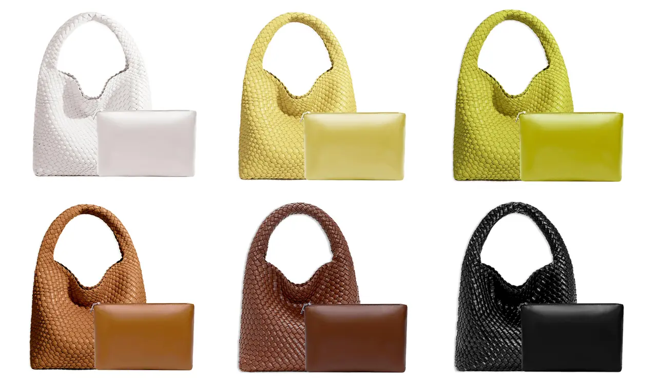 Elegant vegan leather handbag style 1
