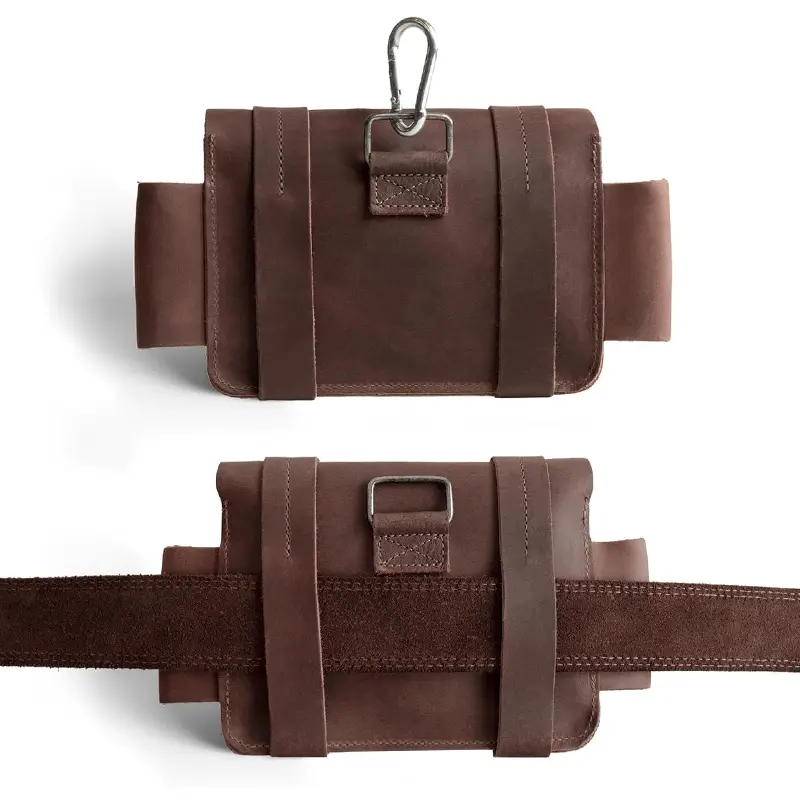 Wholesale Full Grain Leather First Aid Kit Mini Medical Storage Bag Suppliers, Supplier