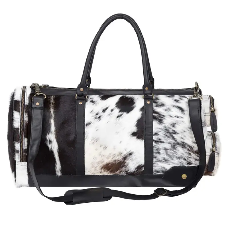 Wholesale Black Pony Hair Leather Travel Bag Manufacturer, Manufacturers