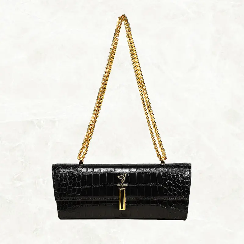 China Ladies Chain Bag Crocodile Print Shoulder Bag Manufacturers, Supplier