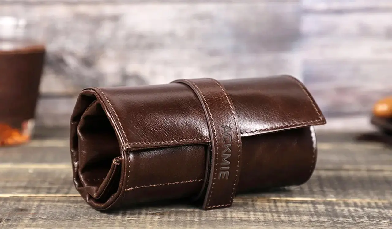 Leather Watch Box Detail 3
