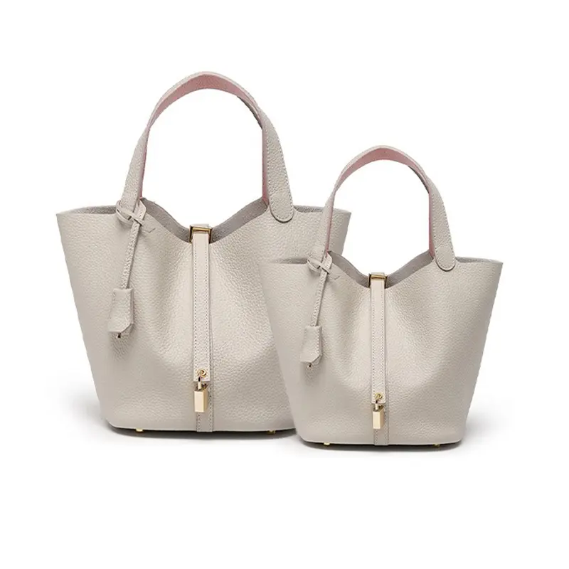 China Leather Basket Bag Bucket Bag High-end Handbag Manufacturer, Supplier