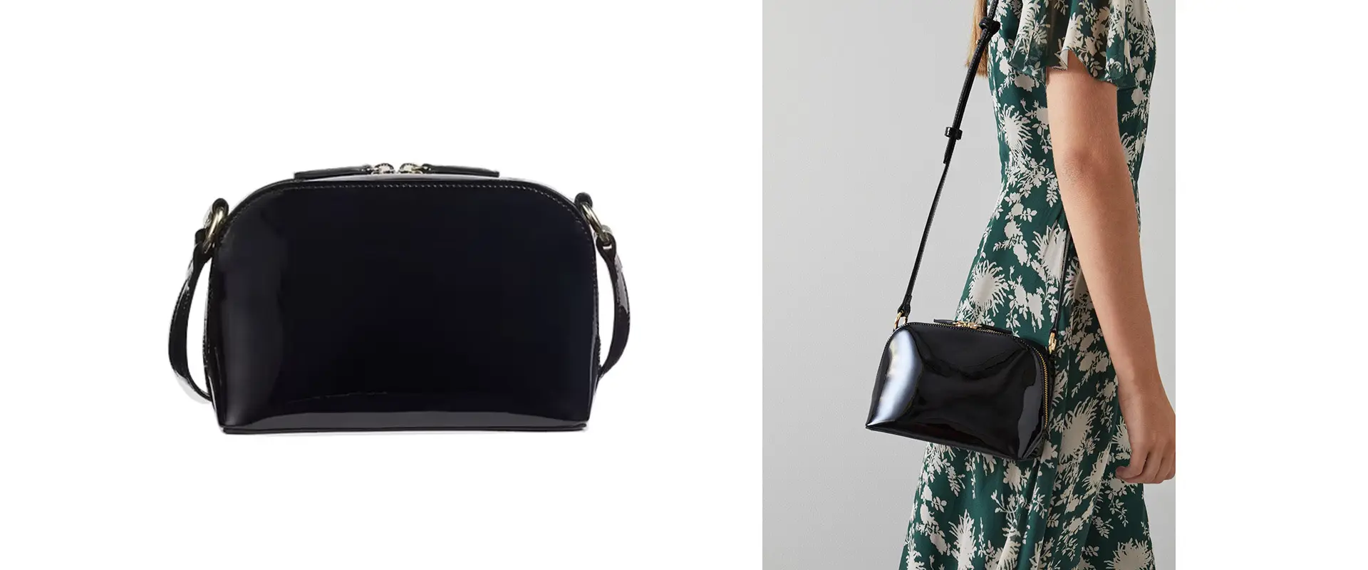 Italian Leather Crossbody Bag Style View