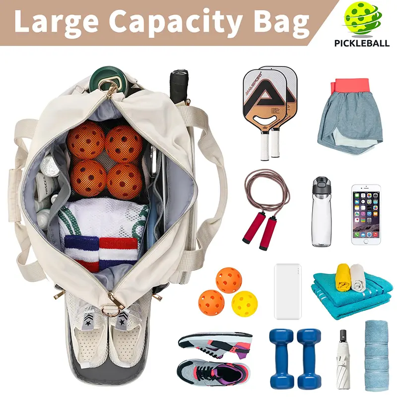 China Pickleball Paddle Bag with Shoe Compartment for Gym Manufacturer, Factory