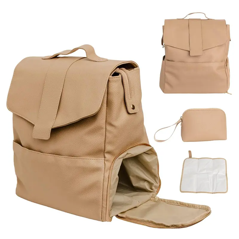 Wholesale Vegan Leather Breast Pump Bag Breast Milk Cooler Travel Bag with Cooler Bag Factories, Supplier