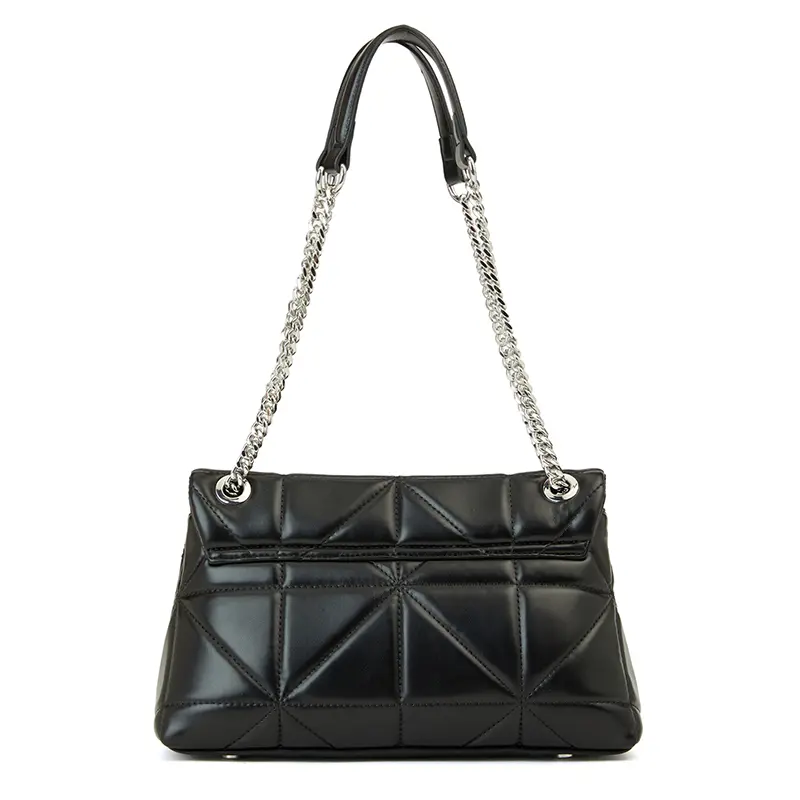 Wholesale Ladies Vegan Leather Shoulder Bag Quilted Handbag Factories, Supplier