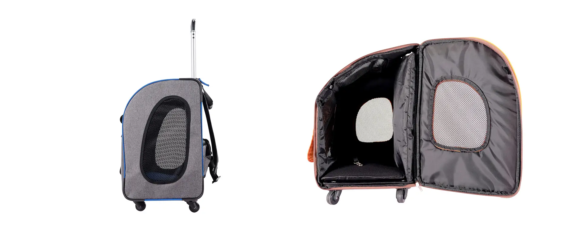 Parallel Back Pet Trolley Bag Inside Features