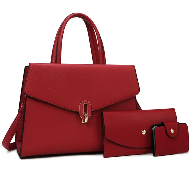 China Women's Handbags and Wallets Sets Vintage Tote Sets Top Handle Shoulder Bags Factory, Supplier