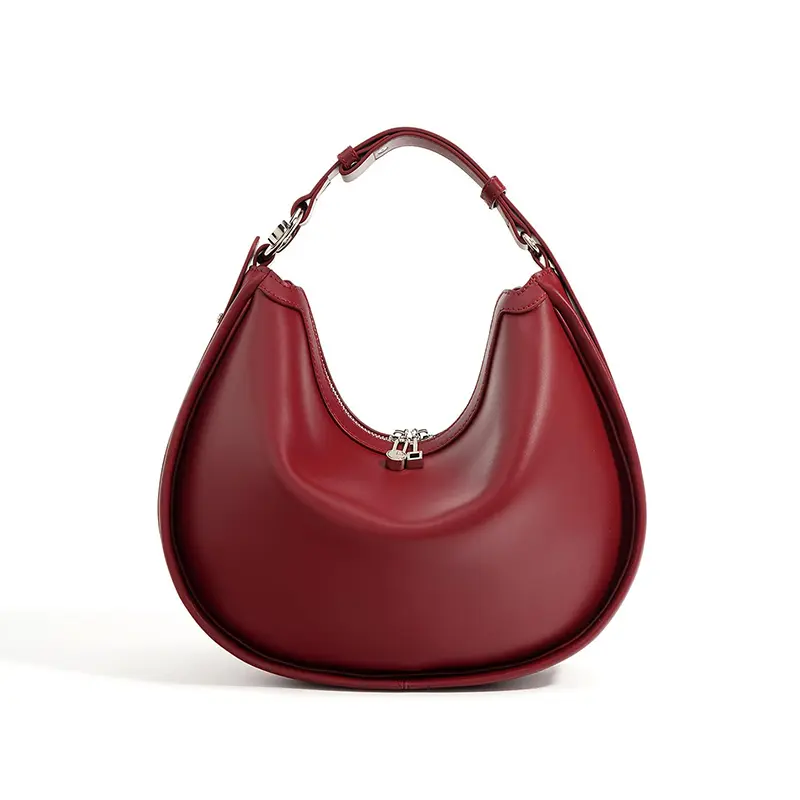 Wholesale Leather Underarm Bag Delicate Crescent Bag Women's Handbag Shoulder Bag Commuter Crossbody Bag Manufacturers, Factory