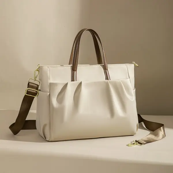 China Modern Slim Leather Laptop Briefcase with Crossbody Carrying System Large Capacity Manufacturer, Supplier