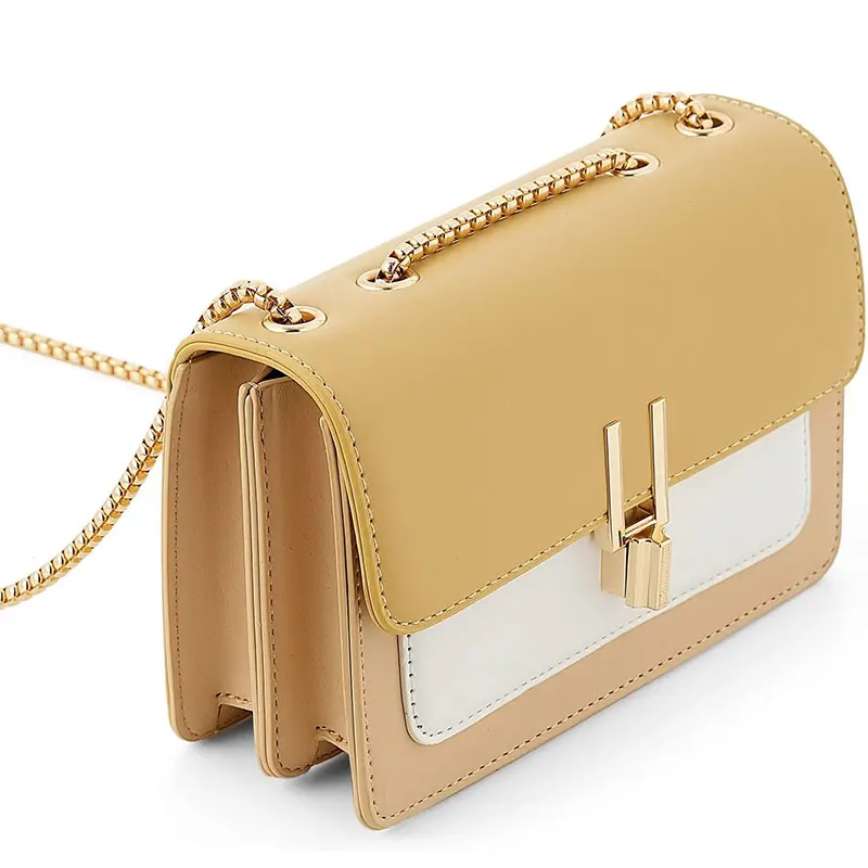 China Womens Medium Colorblock Crossbody Designer Chain Handbag Manufacturer, Factory