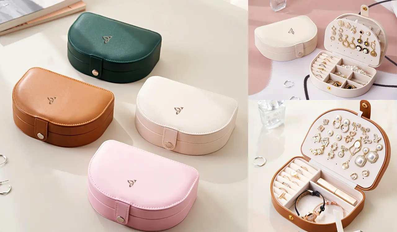 Elegance PU Leather Jewelry Case