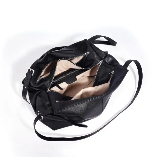 Wholesale Genuine Leather Vintage Tote Bag, Casual Cloud Shoulder Bag, Large Capacity, Versatile Minimalist Tote for Women Factory, Supplier