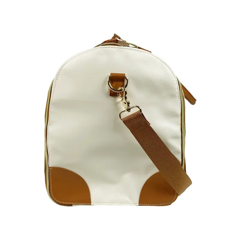 China Large PU Leather Garment Bag With Shoe Compartment Factory, Factories