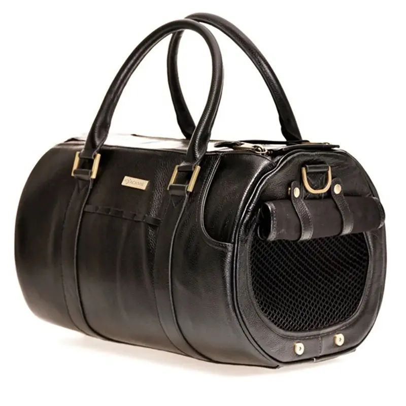 Wholesale Foldable Waterproof PU Leather Pet Bag Portable Dog Bag Factories, Supplier