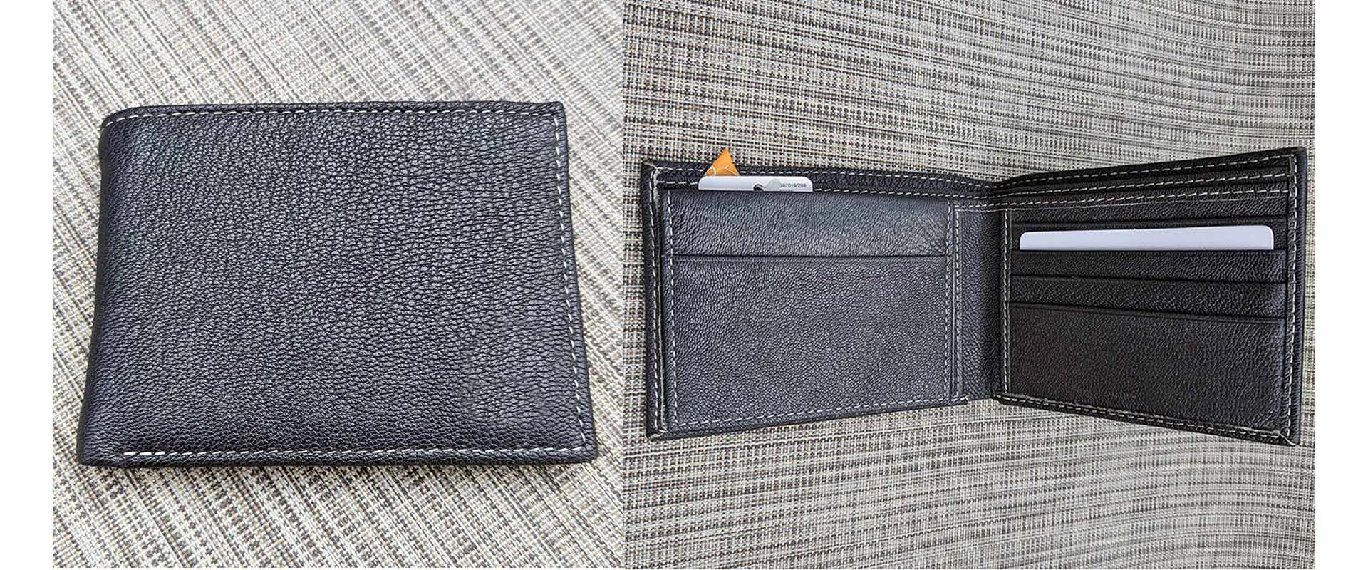 Two Cash Billfold Compartments Show