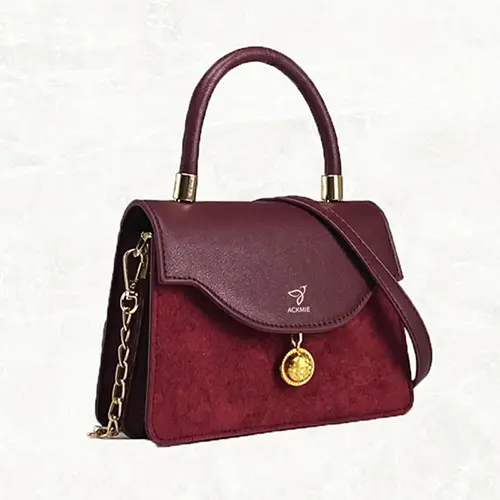 Retro PU Leather Handbag