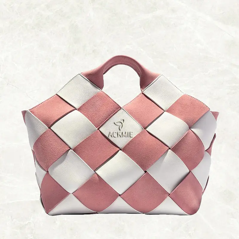 Wholesale Large Capacity Women's Handbag Leather Braided Handbag Factories, Suppliers