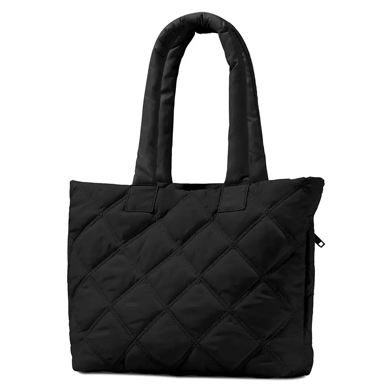 Wholesale Women's Quilted Laptop Bag Leather Down Tote Work Bag Suppliers, Supplier