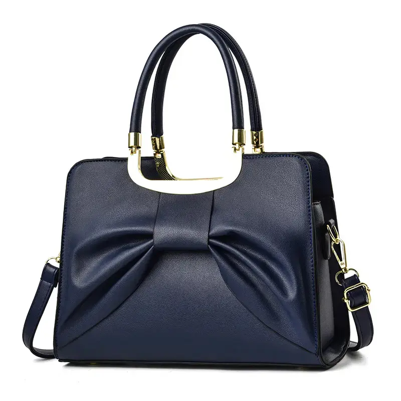 Wholesale New PU Leather Purse Bow Leather women's Handbag Factories, Supplier