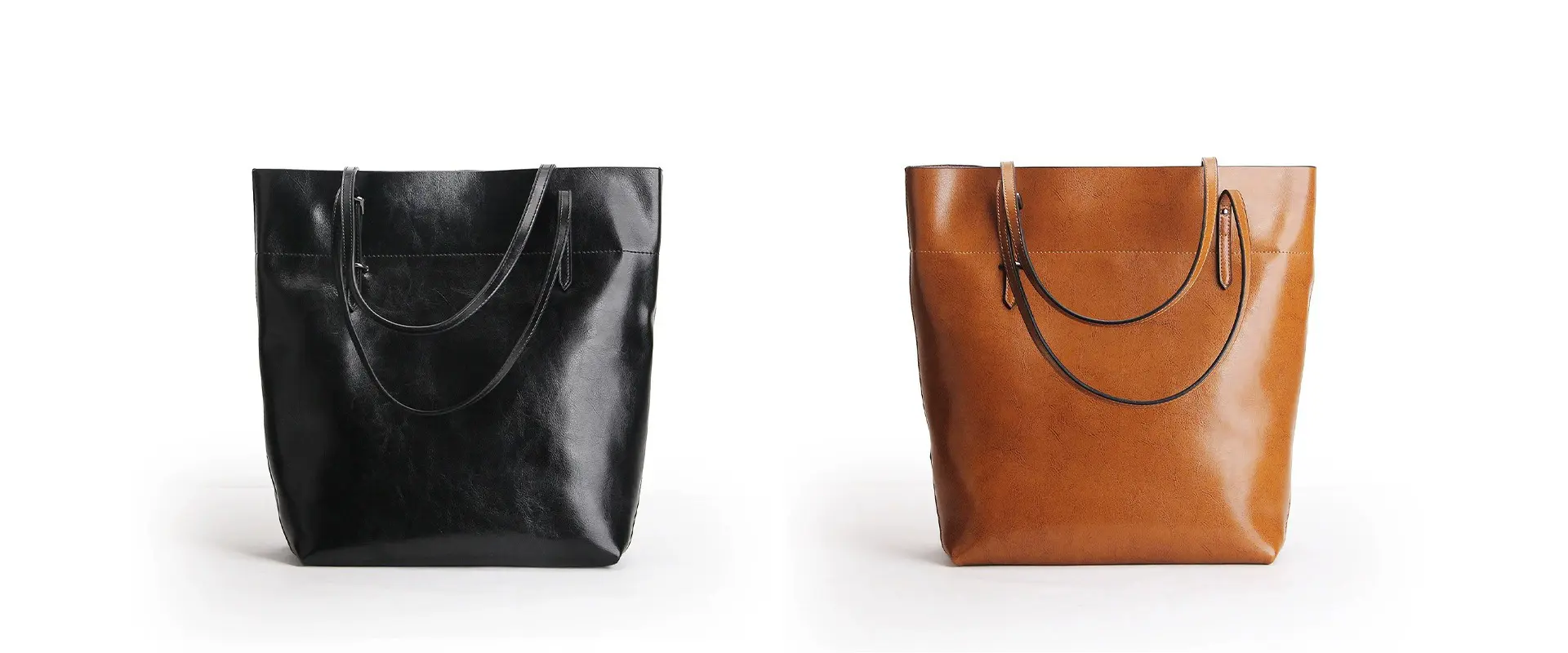Leather Handbag Side View