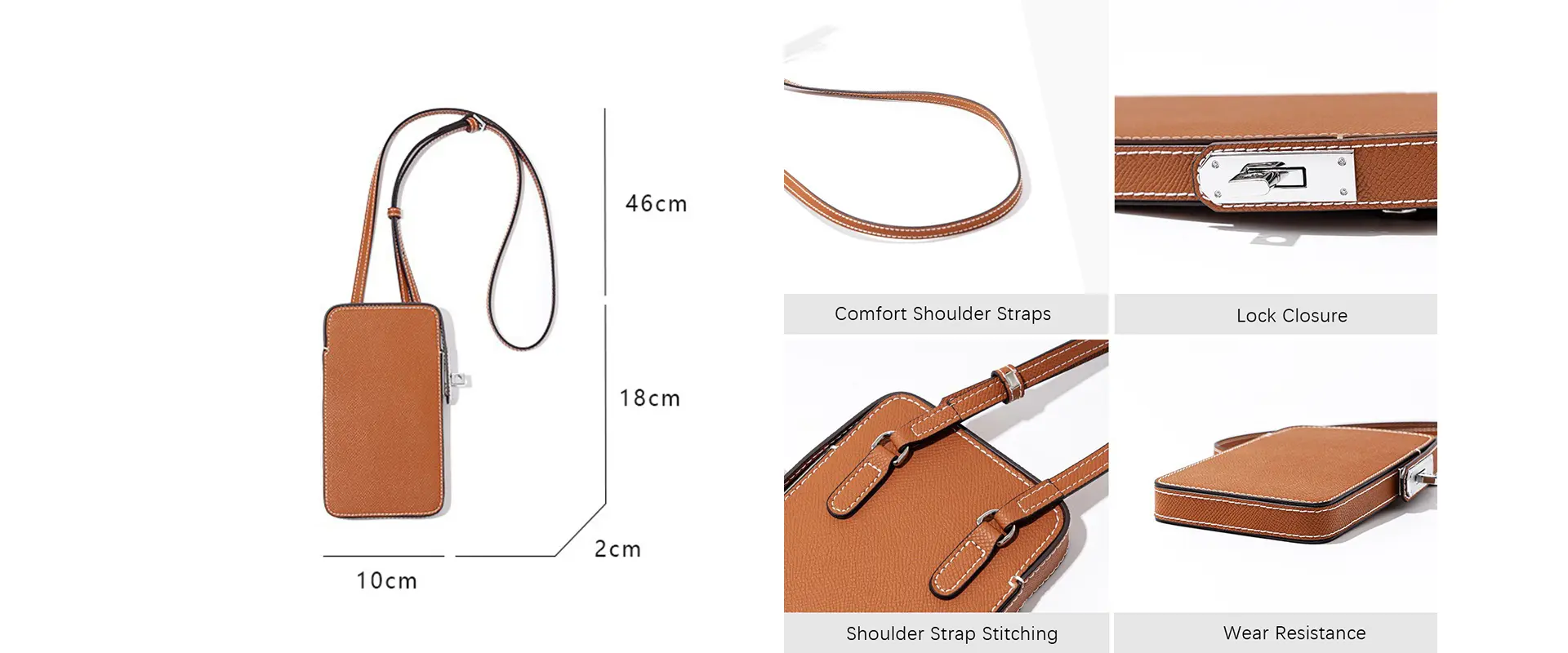 Adjustable Leather Strap Detail