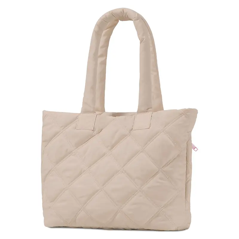 Wholesale Women's Quilted Laptop Bag Leather Down Tote Work Bag Suppliers, Supplier