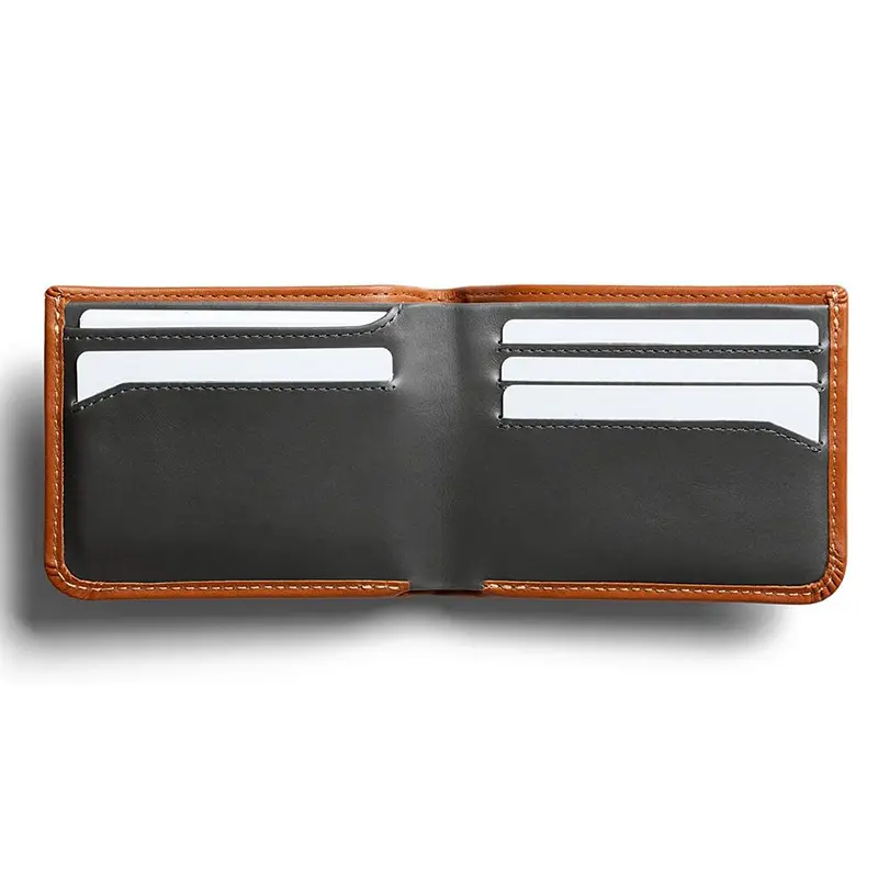 China Ultra-thin Leather Bifold Wallet with RFID Men's Wallet Manufacturers, Supplier