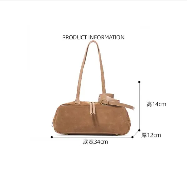 China Ackmie Women's Designed Custom Button Closure Waterproof Genuine Leather Polyester Casual Hasp Shape Shoulder Strap 1-1.9L Large Suppliers, Supplier