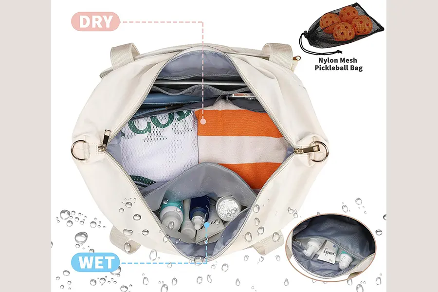 Waterproof and Anti-Theft Pocket Details