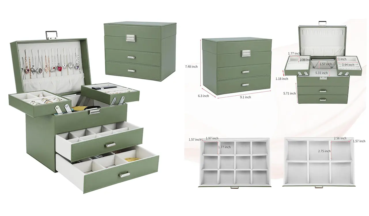 Smart Design Jewelry Storage Box Layout