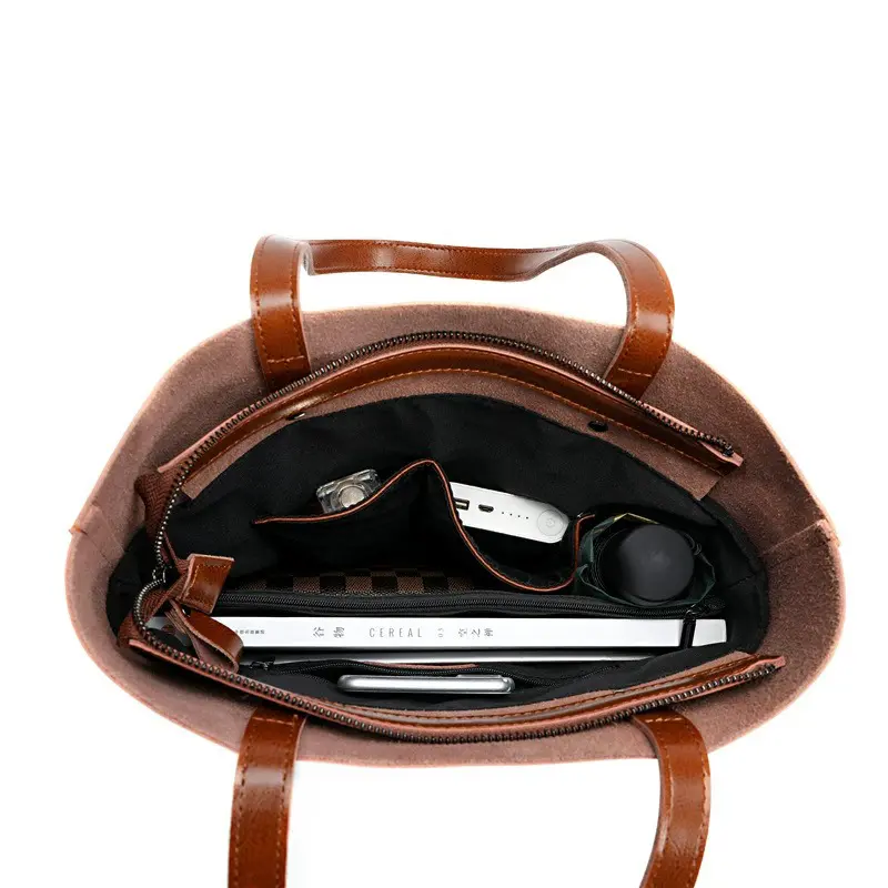 China Vintage Tote Bag Large Capacity Shoulder Bag Manufacturer, Factories