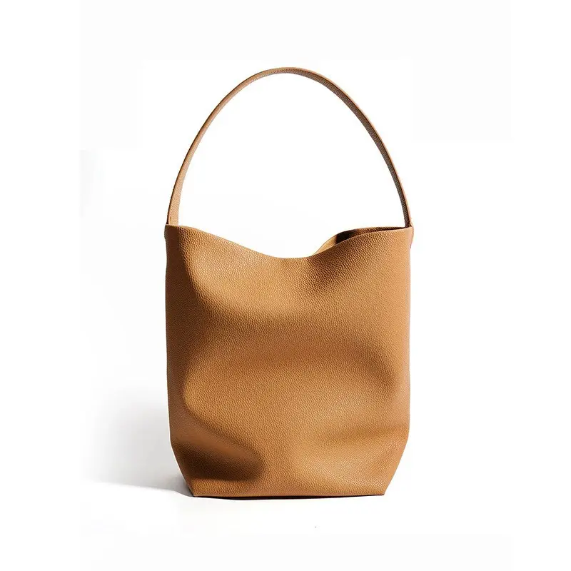 China Soft Cow Bucket Bag Commuter Shoulder Tote Bag Manufacturer, Supplier