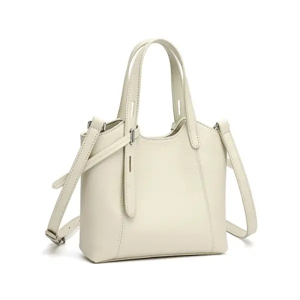 Wholesale Women Genuine Leather Basket Tote Bag, Niche Designer Bucket Handbag, Casual Versatile Shoulder & Crossbody Bag Manufacturers, Factories