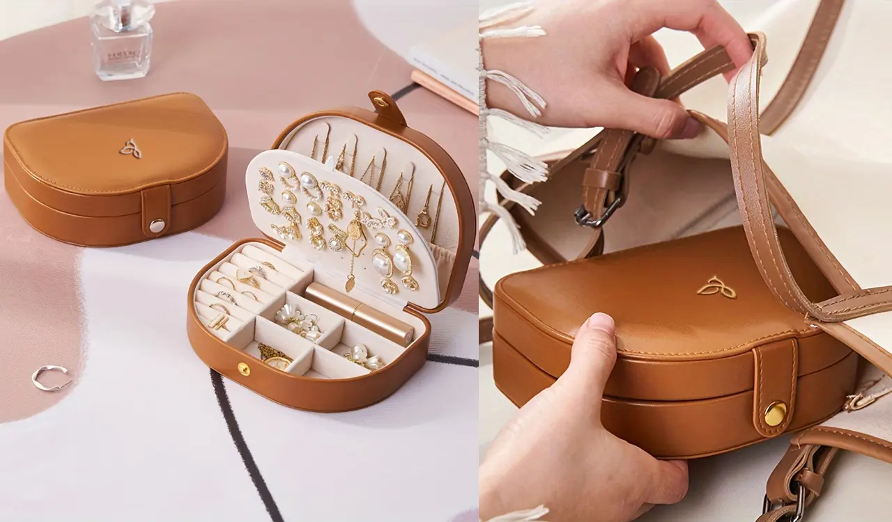 Portable Gift Travel Jewelry Box