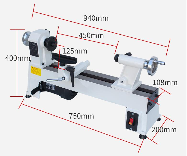 Manual Mini Wood Lathe