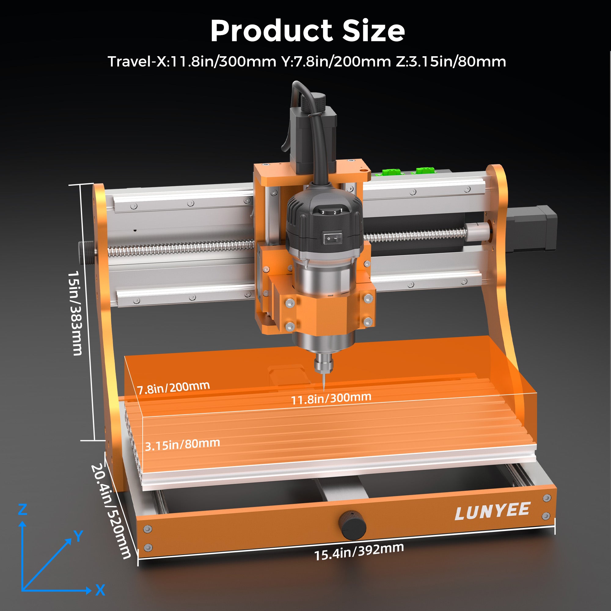 3020 Nova CNC Router with 10W Laser Head and 710W Spindle Desktop CNC Engraving Machine for Wood