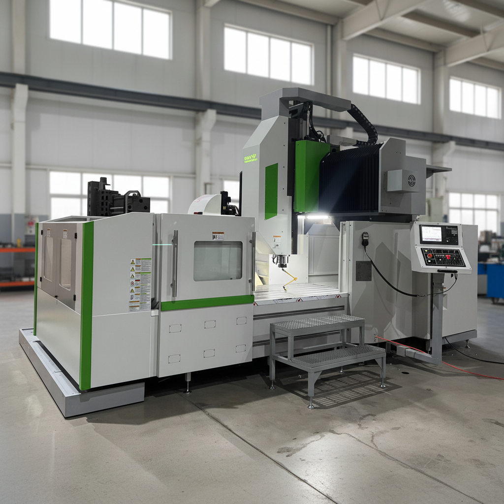 High Efficiency Gantry CNC Machining Center GMF2014 Double Column Milling Machine Gantry Machining Center