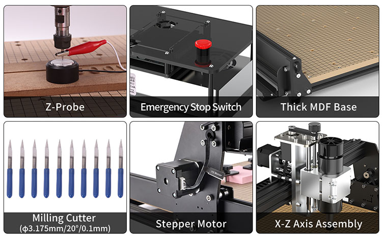 CNC 4540 assembly details