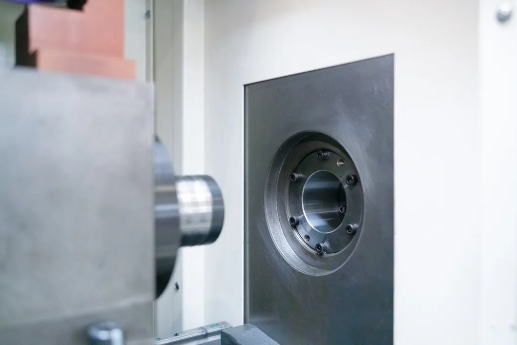 Precision Swiss Type CNC Lathe Side View