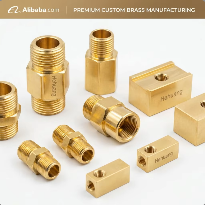 Brass CNC Machining CNC Lathe Brass Custom Metal Parts Precision Brass Turning