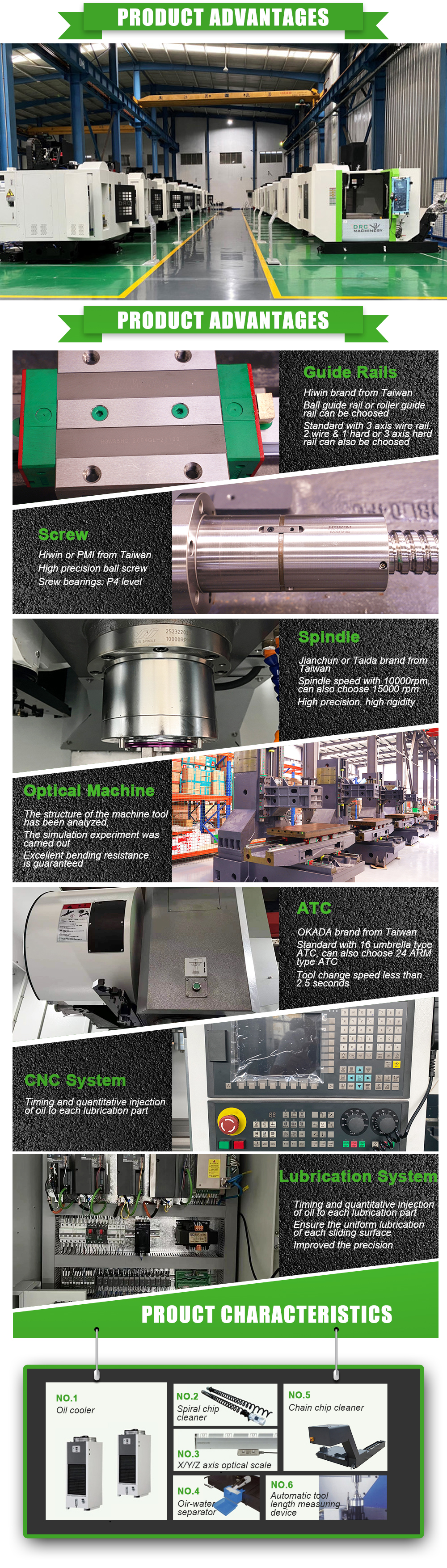 Internal Structure of Vertical Machining Center
